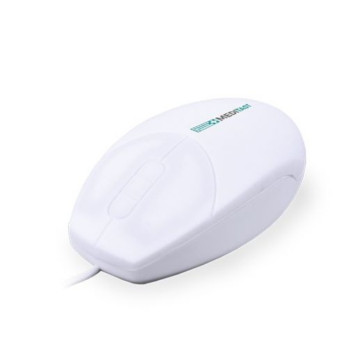 MEDITAST M1LW Silikonmaus weiß, USB