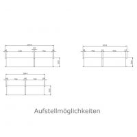 Edelstahl Regalrost - Regaltiefe 500 mm - Breite 1156 mm